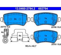 ATE Plaquettes de frein 13.0460-2794.2 pour KIA PRO CEE'D Hatchback et Van CEE'D