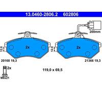 ATE Plaquettes de frein 13.0460-2806.2 pour VW Golf III Vento