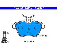 Jeu de plaquettes de frein ATE 13.0460-2827.2, arrière