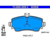 Plaquettes de frein 13.0460-2828.2 ATE pour MERCEDES-BENZ VANEO
