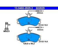 ATE Jeu de plaquettes de frein 13.0460-2829.2 avant pour CITROËN, PEUGEOT