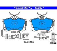 Jeu de plaquettes de frein ATE 13.0460-2877.2, arrière