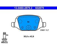 Plaquettes de frein 13.0460-2879.2 ATE pour ABARTH CITROËN FIAT LANCIA