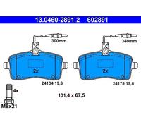 Plaquettes de frein 13.0460-2891.2 ATE pour PEUGEOT 407 407 SW