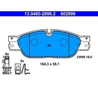 Plaquettes de frein 13.0460-2898.2 ATE pour JAGUAR XJ S-TYPE II