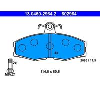Plaquettes de frein 13.0460-2964.2 ATE pour SKODA VW