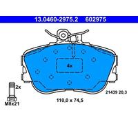 Jeu de garnitures de frein ATE 13.0460-2975.2