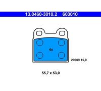 Plaquettes de frein 13.0460-3010.2 ATE pour ALFA ROMEO DAF NSU OPEL SAAB TALBOT