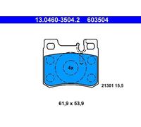 ATE Plaquettes de frein 13.0460-3504.2 pour Mercedes-Benz 190, Classe C, Classe E