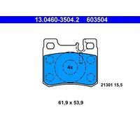 Plaquettes de frein 13.0460-3504.2 ATE pour MERCEDES-BENZ 190 124 Coupé