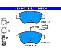 Plaquettes de frein 13.0460-3826.2 ATE pour FIAT ALFA ROMEO