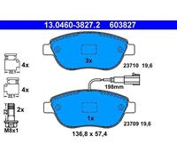 Jeu de plaquettes de frein ATE 13.0460-3827.2, avant