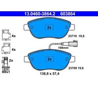 ATE Jeu de plaquettes de frein 13.0460-3864.2 avant