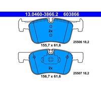 ATE Jeu de plaquettes de frein 13.0460-3866.2 Avant