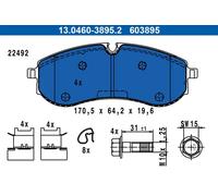 ATE Plaquettes de frein 13.0460-3895.2 pour VW CRAFTER Fourgon