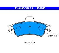 ATE Plaquettes de frein 13.0460-3963.2 pour FORD MONDEO I/II Turnier