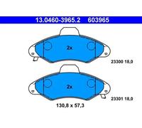 Plaquettes de frein 13.0460-3965.2 ATE pour FORD ESCORT V ESCORT V Turnier