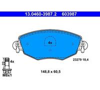 Plaquettes de frein 13.0460-3987.2 ATE pour FORD JAGUAR
