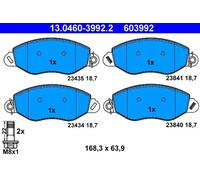 ATE Jeu de plaquettes de frein 13.0460-3992.2 Avant