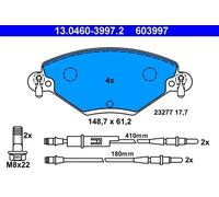 Plaquettes de frein 13.0460-3997.2 ATE pour CITROËN C5 I Break C5 II C5 II Break
