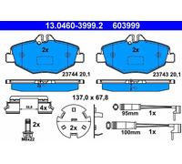ATE Jeu de plaquettes de frein 13.0460-3999.2 Avant pour MERCEDES-BENZ T-Model