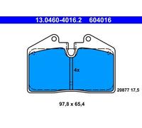 ATE Kit de plaquettes de frein 13.0460-4016.2 – frein à disque – pour PORSCHE 911, 928, 944 – 1x