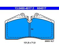 Plaquettes de frein 13.0460-4017.2 ATE pour PORSCHE 944 928 911 968 911 Targa