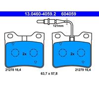 Plaquettes de frein 13.0460-4059.2 ATE pour PEUGEOT 406 406 Break 406 Coupé