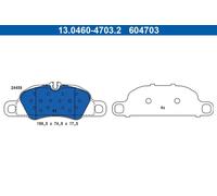 Plaquettes de frein 13.0460-4703.2 ATE pour PORSCHE 911 Décapotable 911 Targa