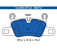 Plaquettes de frein 13.0460-4713.2 ATE pour PORSCHE 911 911 Décapotable