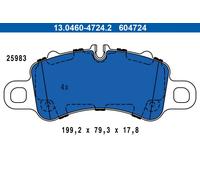 Plaquettes de frein 13.0460-4724.2 ATE pour PORSCHE 911 911 Décapotable