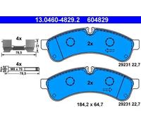 Jeu de plaquettes de frein ATE 13.0460-4829.2