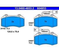 Plaquettes de frein 13.0460-4853.2 ATE pour ALFA ROMEO ABARTH