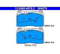 ATE Jeu de plaquettes de frein 13.0460-4879.2 – avant