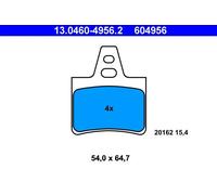 ATE Plaquettes de frein 13.0460-4956.2 pour CITROËN XM, XANTIA – Kit