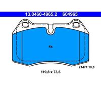 Plaquettes de frein 13.0460-4965.2 ATE pour BMW 7