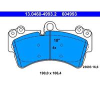 Plaquettes de frein 13.0460-4993.2 ATE pour AUDI VW PORSCHE