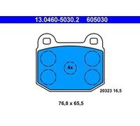 ATE Kit de plaquettes de frein 13.0460-5030.2 - Frein à disque avant pour Opel/Vauxhall