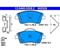 Plaquettes de frein 13.0460-5528.2 ATE pour VOLVO XC40