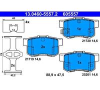 ATE Kit de plaquettes de frein à disque 13.0460-5557.2 – 1x