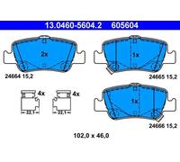 Plaquettes de frein 13.0460-5604.2 ATE pour TOYOTA AURIS AURIS Break