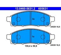 Plaquettes de frein 13.0460-5631.2 ATE pour FIAT MITSUBISHI