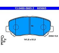 Kit de plaquettes de frein ATE 13.0460-5665.2, Avant