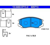 Plaquettes de frein 13.0460-5713.2 ATE pour DAIHATSU TERIOS