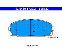 Plaquettes de frein 13.0460-5722.2 ATE pour TOYOTA HIACE IV Autobus/Autocar