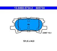 Plaquettes de frein 13.0460-5734.2 ATE pour LEXUS RX