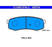 Plaquettes de frein 13.0460-5744.2 ATE pour MITSUBISHI TOYOTA