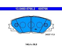 ATE Jeu de plaquettes de frein 13.0460-5766.2 – avant – pour TOYOTA RAV4, Auris