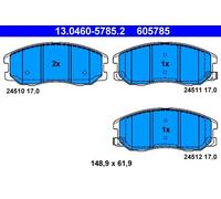 ATE Plaquettes de frein 13.0460-5785.2 avant pour CHEVROLET OPEL