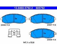Plaquettes de frein 13.0460-5792.2 ATE pour HYUNDAI H-1 / STAREX Autobus/Autocar